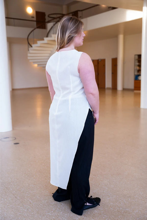 Puff and Pencil - Slash Dress x Cap Sleeve