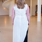 Puff and Pencil - Slash Dress x Cap Sleeve