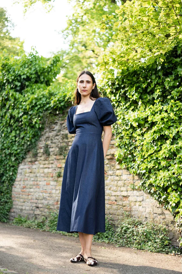 Puff and Pencil - Square Dress x Puff Sleeve