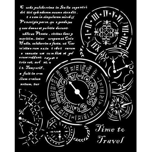 Stensill 20x25sm - Venice Time to Travel