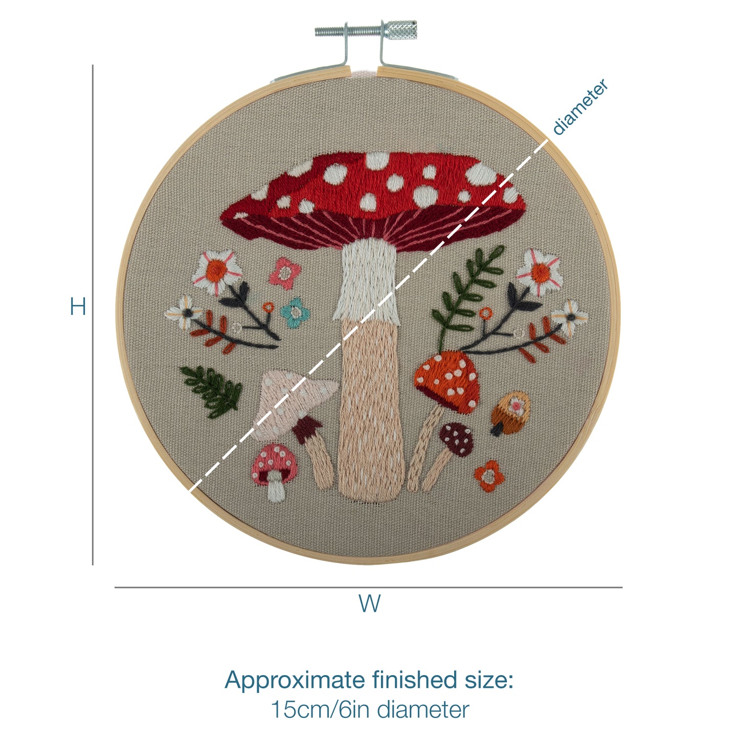 Útsaumur - Toadstool