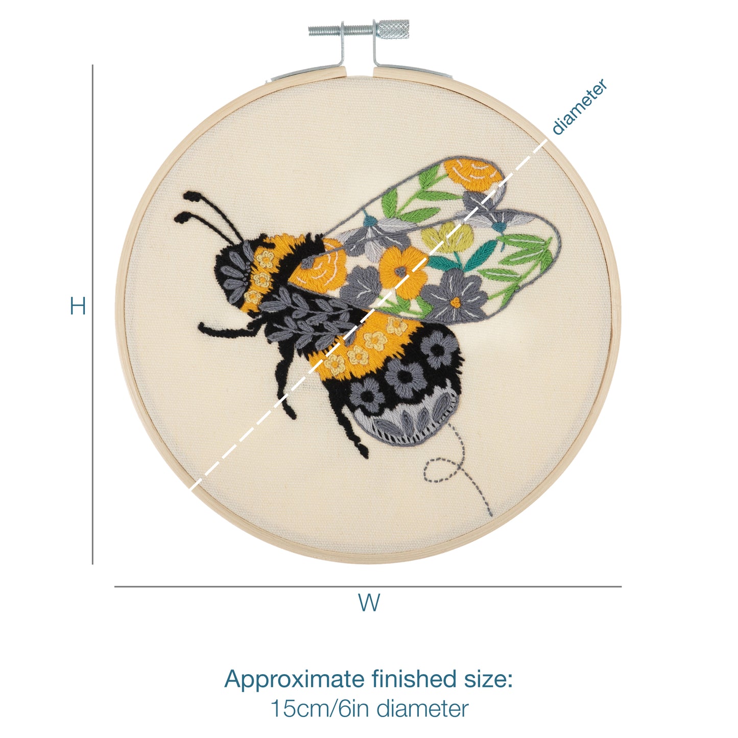 Útsaumur - Býfluga