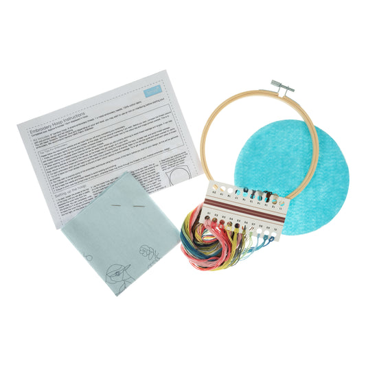 Útsaumur - Bird Blossom