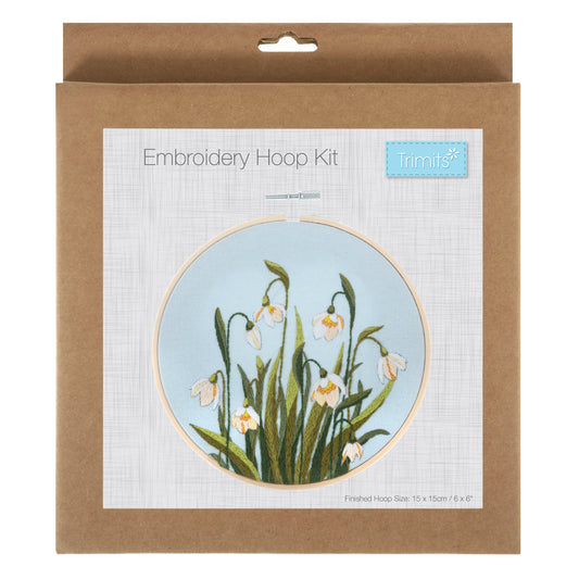 Emboidery Hoop: Snowdrops