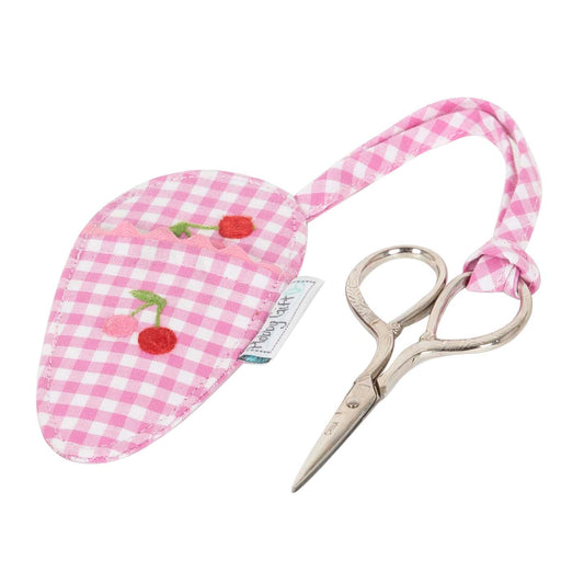 Scissors In Case- Cherry