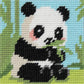Útsaumur - My first "Panda"