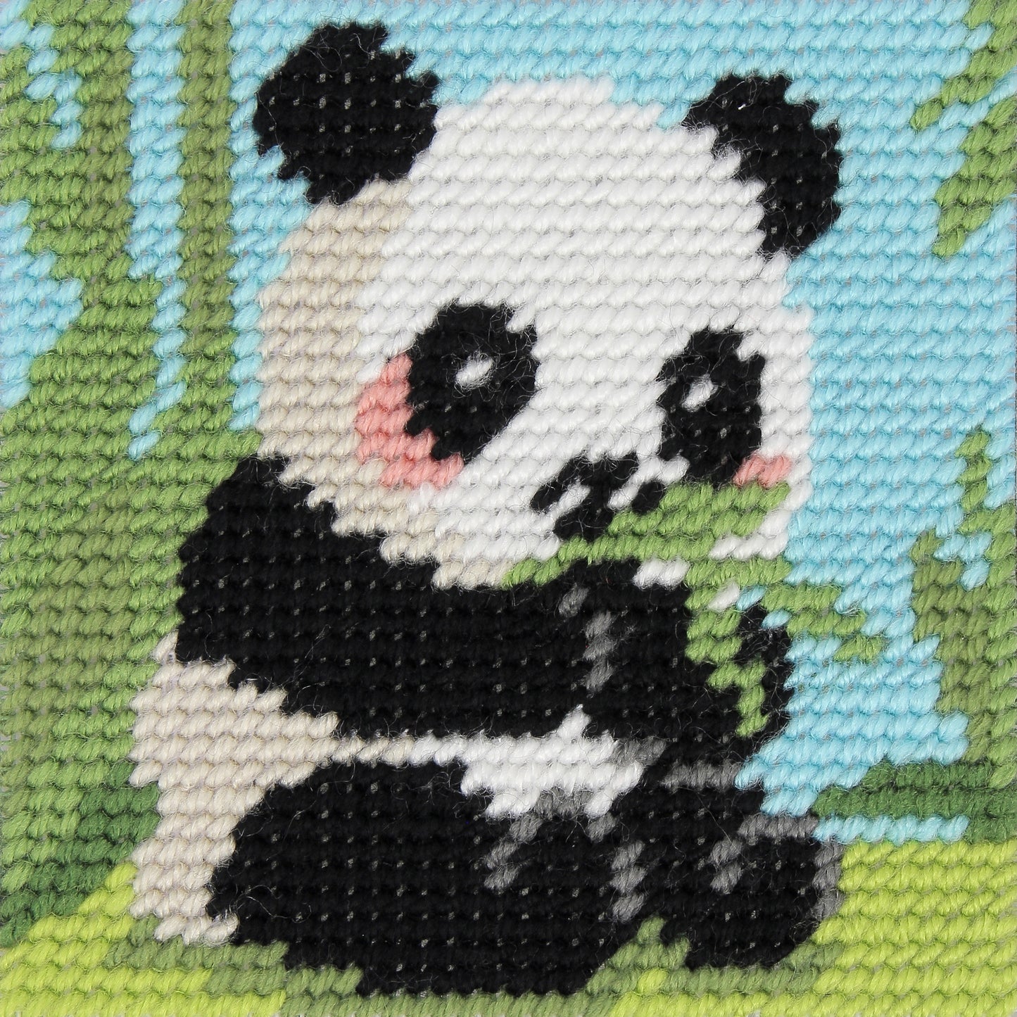 Útsaumur - My first "Panda"