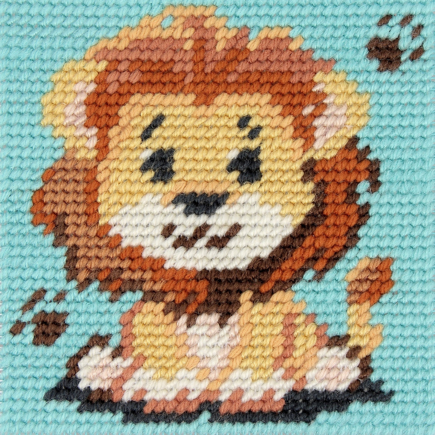 Útsaumur - My first "Lion"