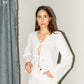 Puff and Pencil - Tie Blouse + Cone Sleeves