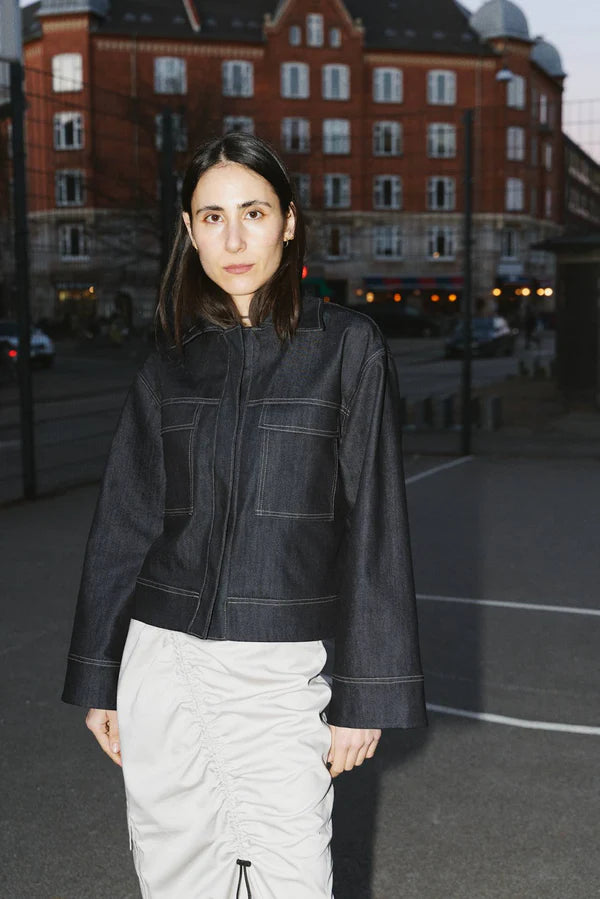 Puff and Pencil - Topstitch Vest + Box Sleeves
