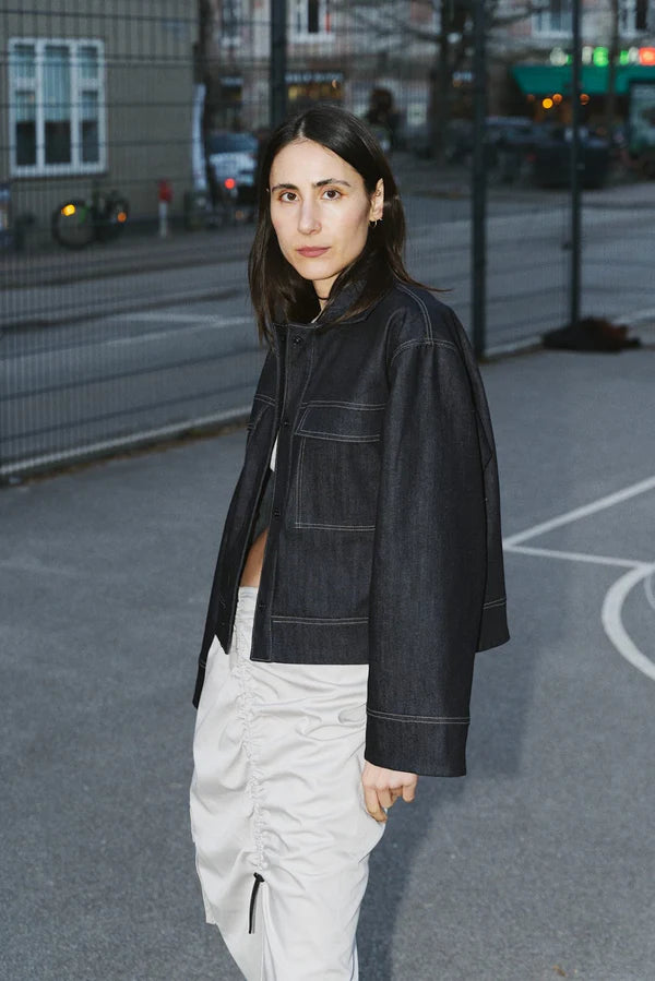 Puff and Pencil - Topstitch Vest + Box Sleeves