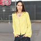 Puff and Pencil - Collared Blouse + Cone Sleeves