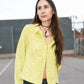 Puff and Pencil - Collared Blouse + Cone Sleeves