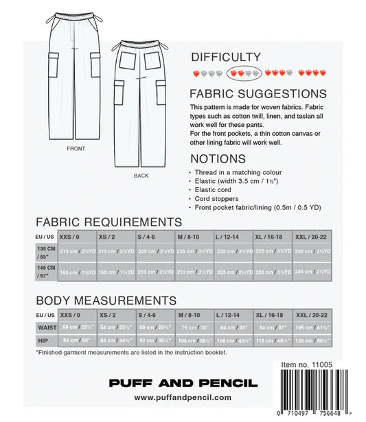 Puff and Pencil - Versa Pants