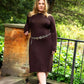 Puff and Pencil - Wavy Hem Dress x Slim Sleeve
