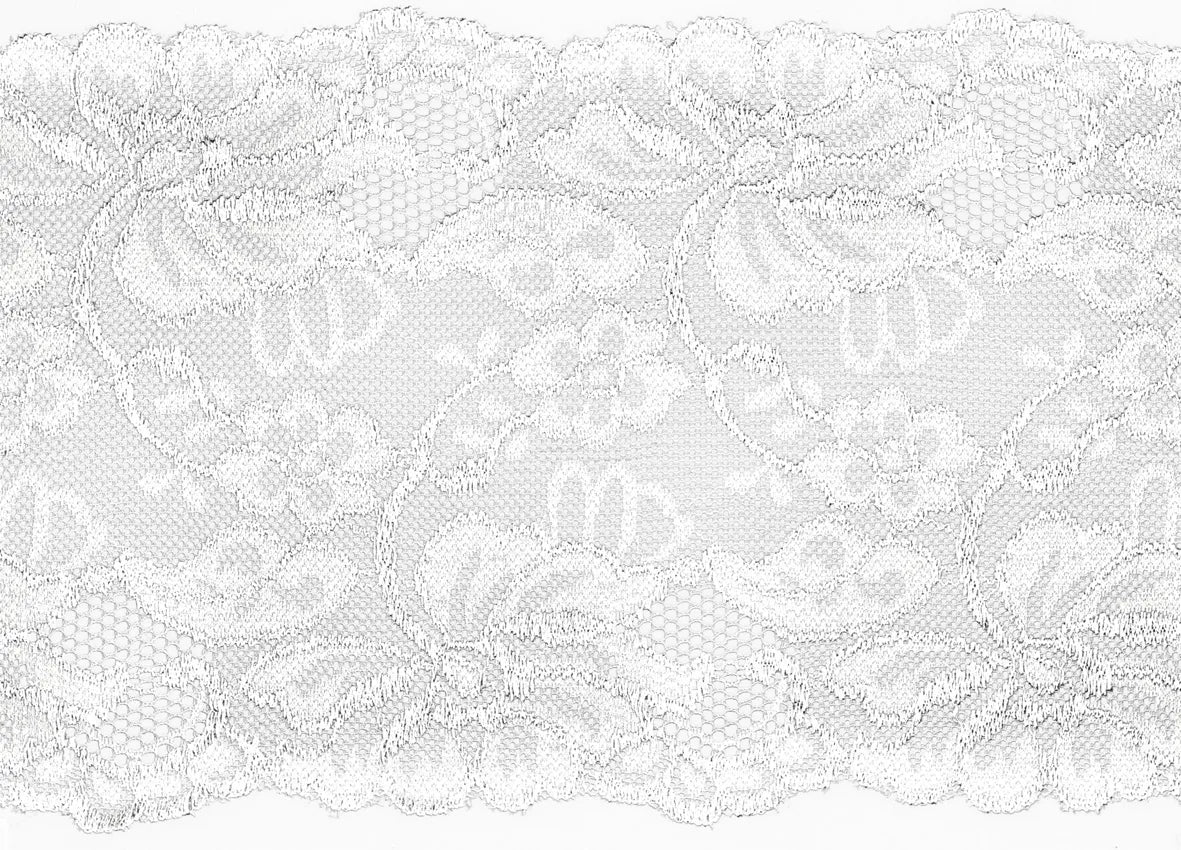 Lace stretch blúnda 90pl/10el / 150mm