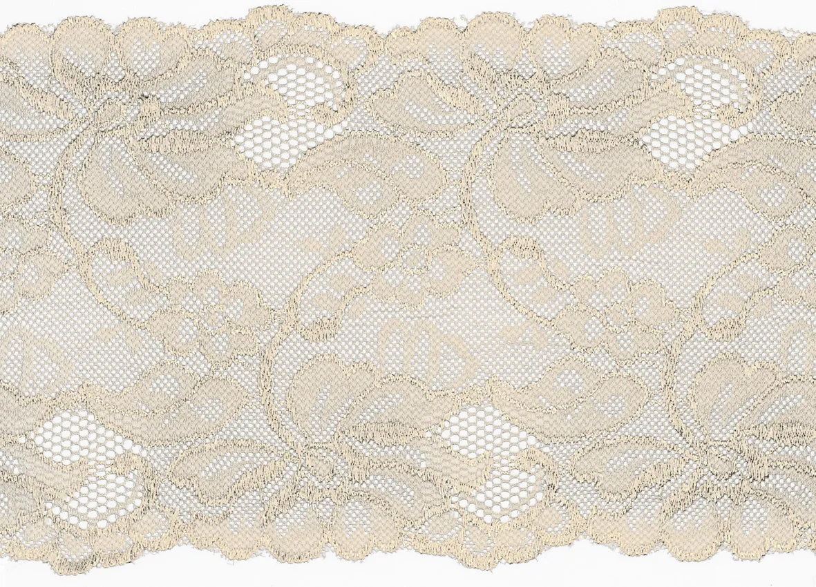 Lace stretch blúnda 90pl/10el / 150mm