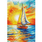 Diamond Painting - Sail at sunset