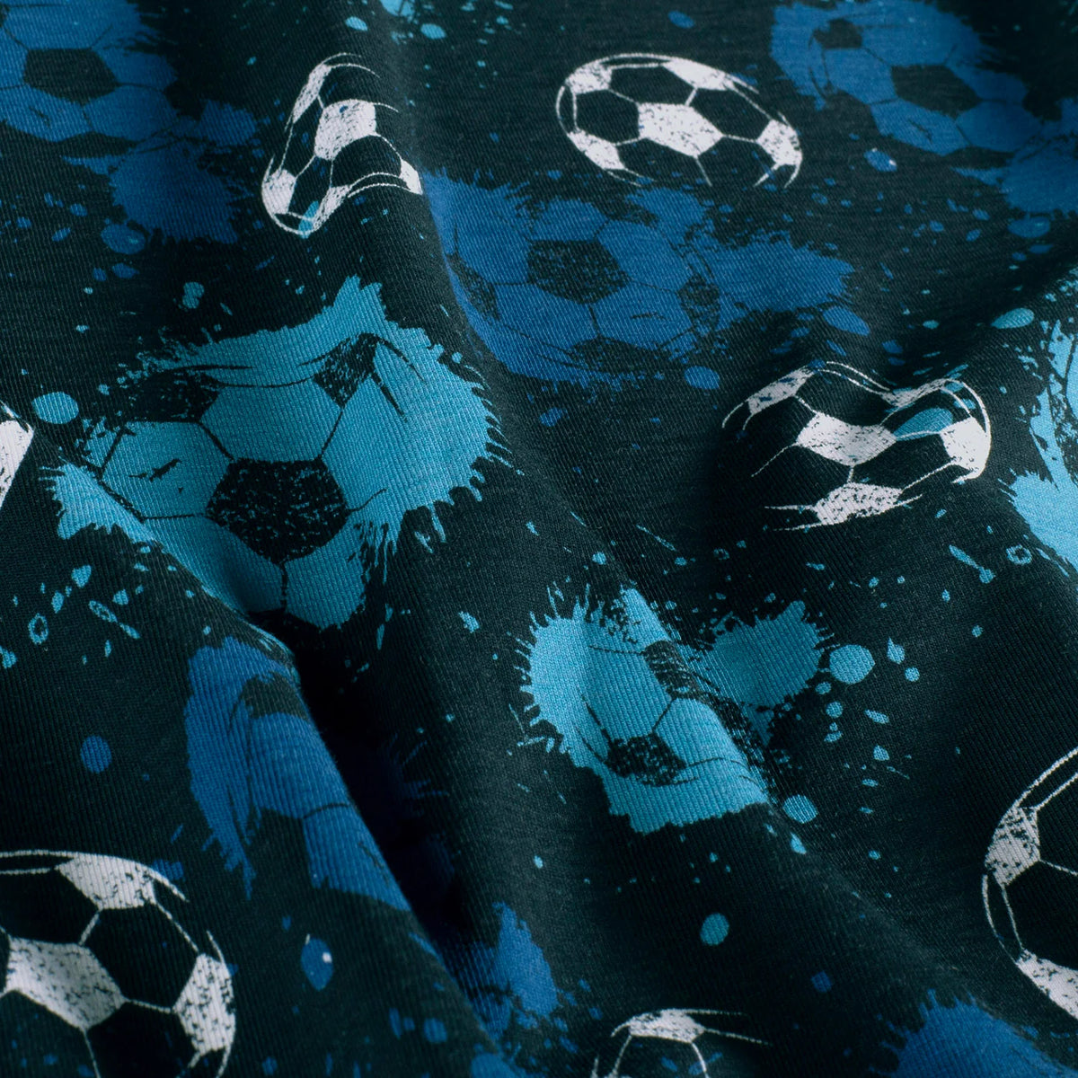 Bómullarjersey - Soccer balls