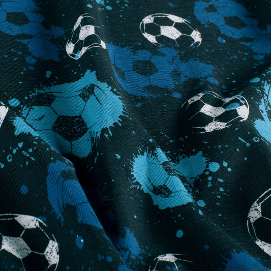Bómullarjersey - Soccer balls