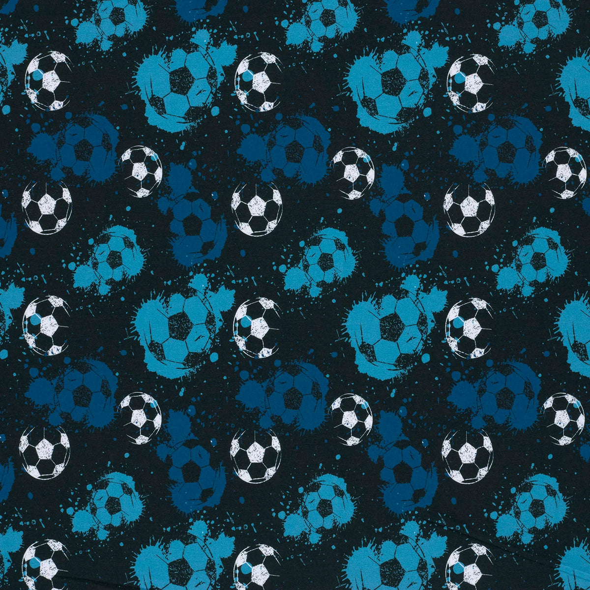 Bómullarjersey - Soccer balls