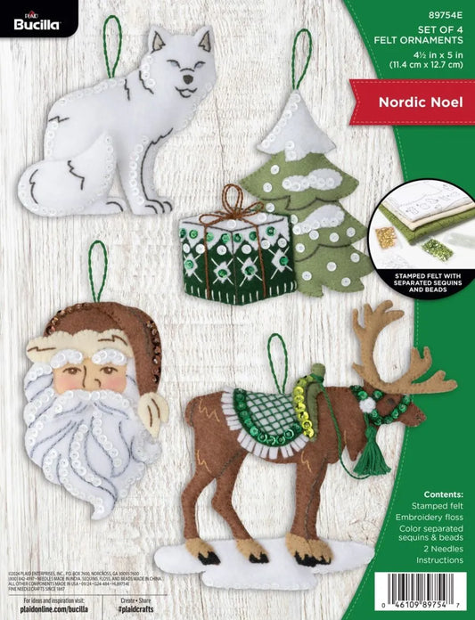 Bucilla - Nordic Noel ornaments