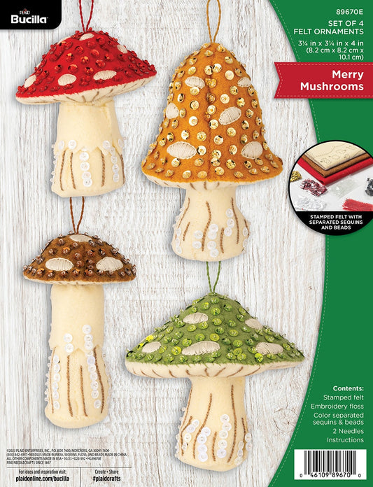Bucilla - Merry Mushrooms