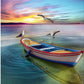 Diamond Painting - Sunset on the lake