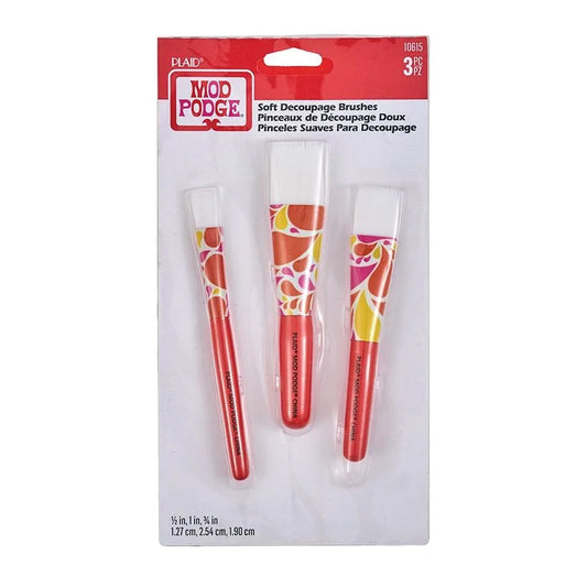 Short Handle Brush 3stk