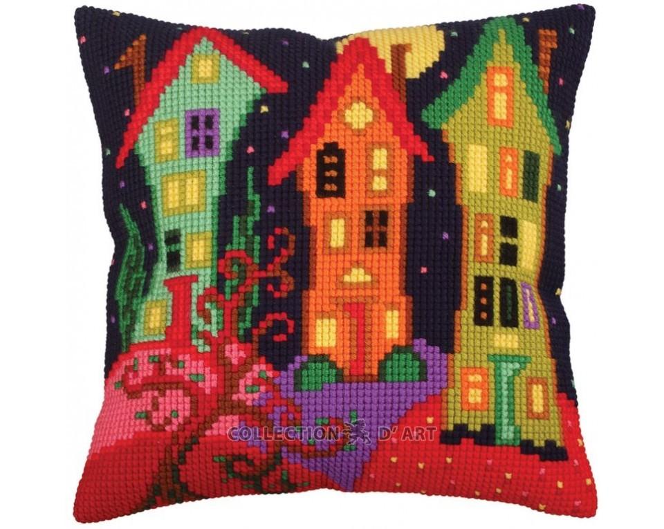 Útsaumur - Lodges under the moon