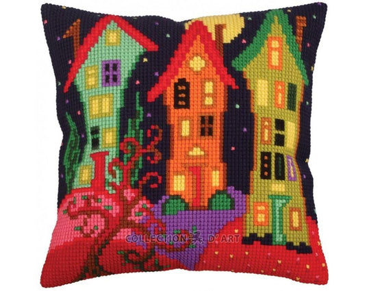 Útsaumur - Lodges under the moon