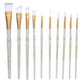 White Nylon Brush Set - 10stk