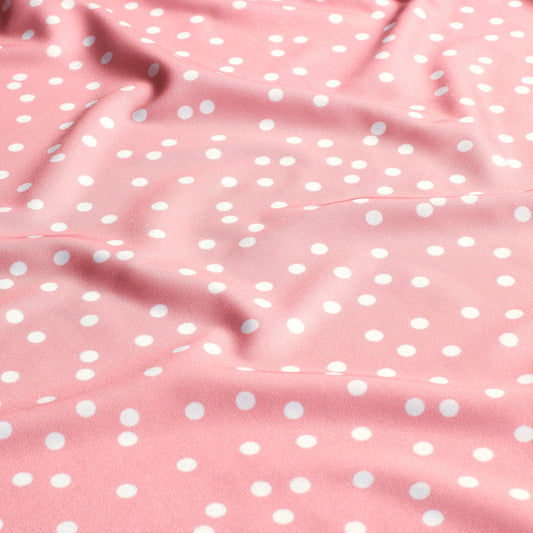 Swimwear Jersey UPF50 Recycled Dots Salmon