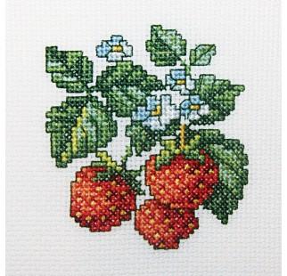 Útsaumur - "Wild Strawberries"