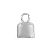 End Cap Oval - gold / metal / silver
