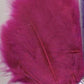 Marabou fjaðrir, Fuchsia, 15 stk