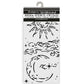 Stensill 12x25sm - Masquerade sun and moon