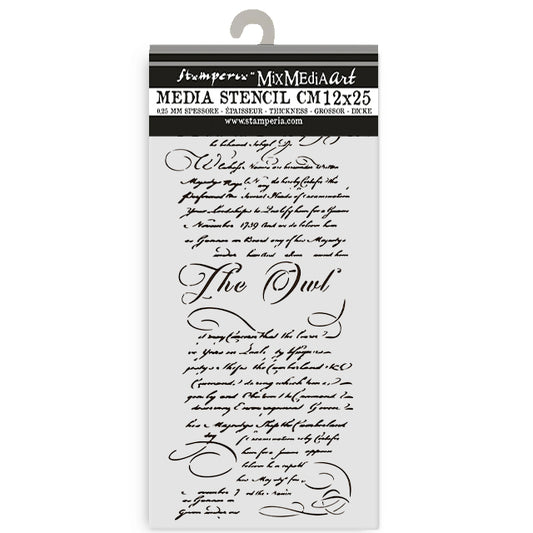 Stensill 12x25sm - The Owl's House letter