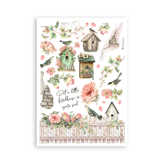 Washi pad 8stk A5 - House of Roses