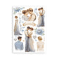 Washi pad 8stk A5 - Timeless