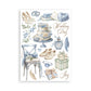 Washi pad 8stk A5 - Timeless
