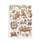 Washi pad 8stk A5 - The Owl's House