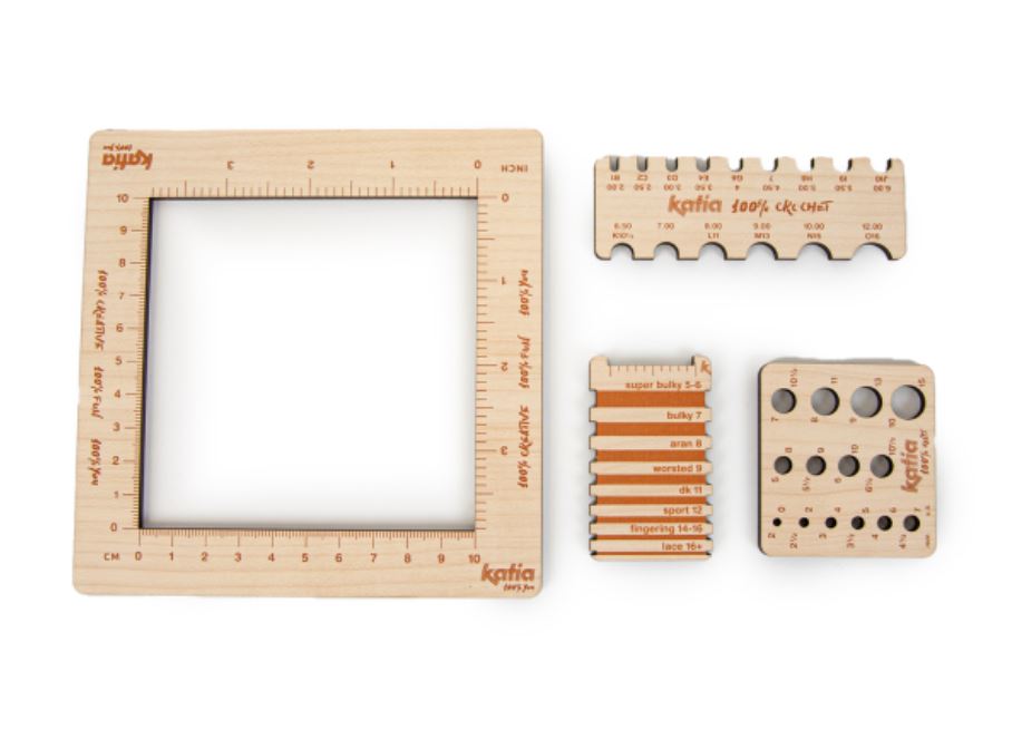 Prjónamælir 4 in 1