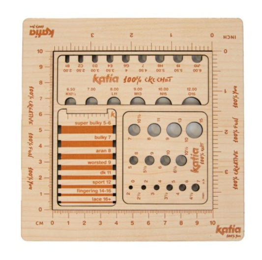 Prjónamælir 4 in 1