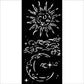 Stensill 12x25sm - Masquerade sun and moon