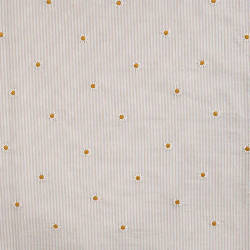 Bómullarefni Cotton Embroidery