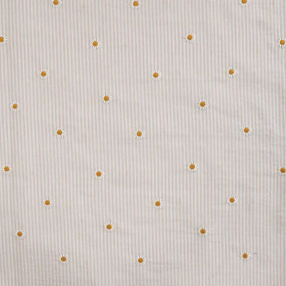 Bómullarefni Cotton Embroidery