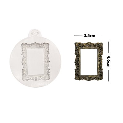 Silicone Mould - Small Vintage Frame