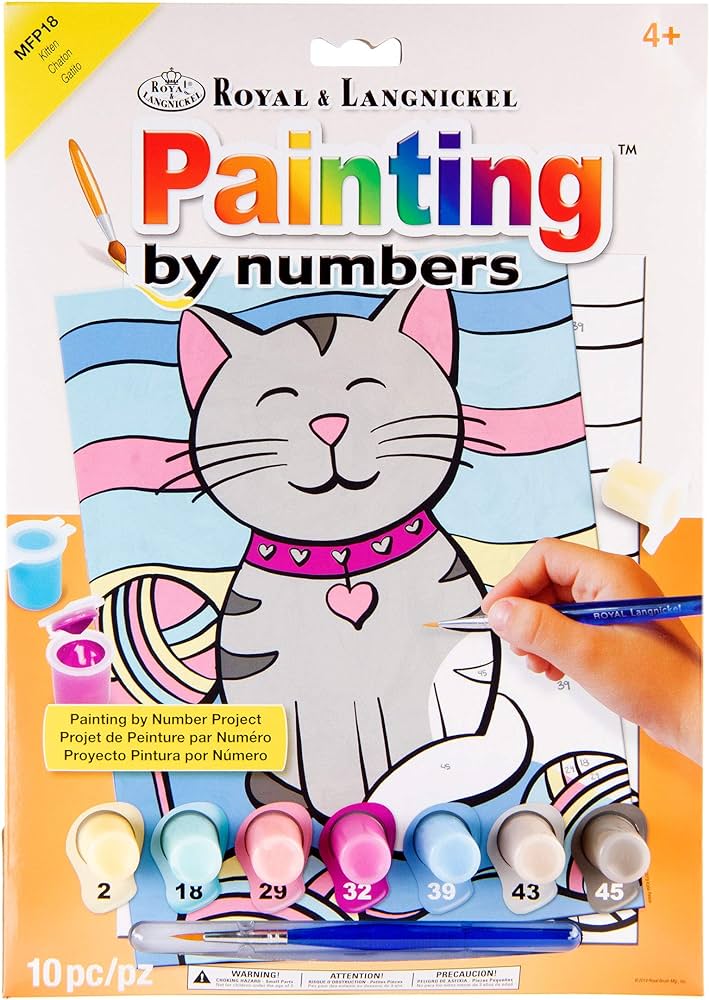 Painting by Numbers - My First /  Kitten