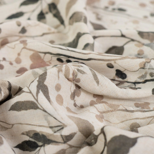 Linen Viscose Flowers